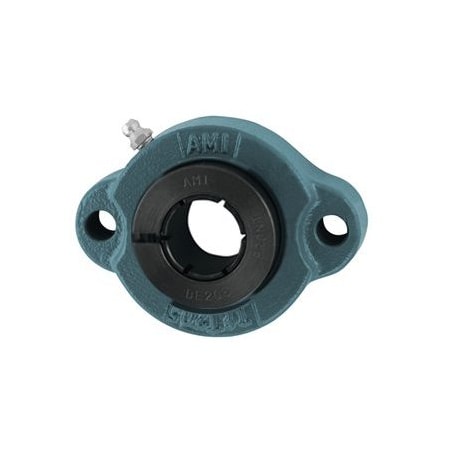 Ami Bearings AMI BEARINGS -SINGLE ROW BALL BEARING - 1in WIDE ACCU-LOC 2-BOLT FLANGE UETFT205-16
